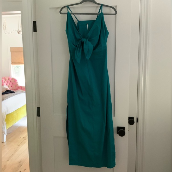 Young Fabulous & Broke ZOYA DRESS // VERDIGRIS - Picture 2 of 8